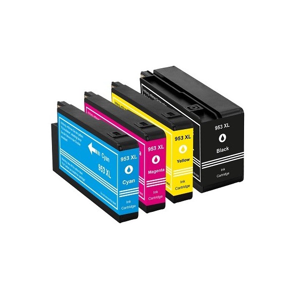 Cartouche d'encre compatible HP 953 XL lot de 4