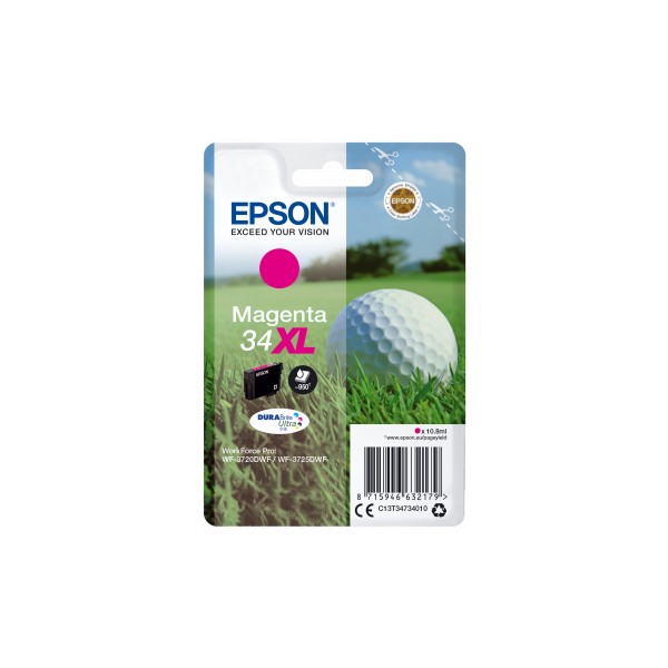 Epson 34XL T3473XL Magenta - Cartouche d'encre marque Epson