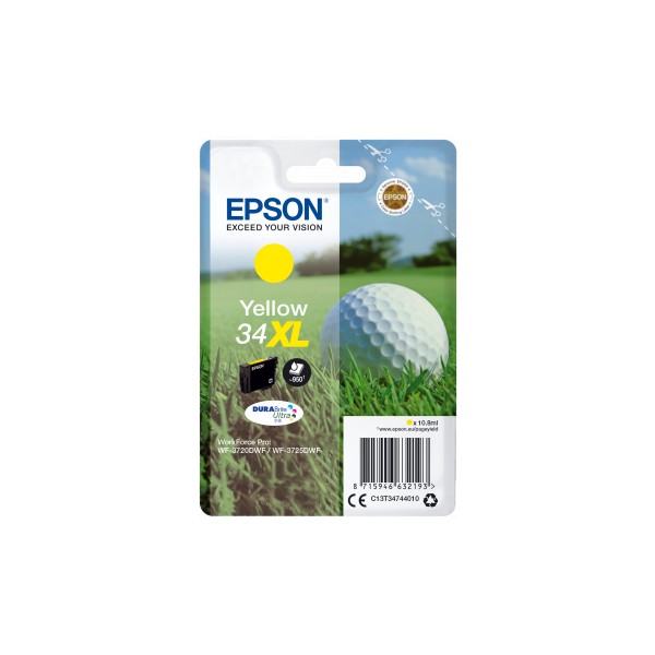 Epson 34XL T3474XL jaune - Cartouche d'encre marque Epson