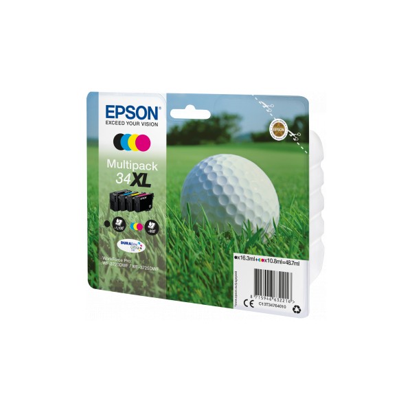 Epson 34XL pack 4 Cartouche d'encre marque Epson